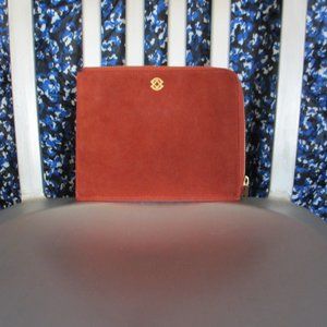 Dagne Dover Small Rust Suede Elle Clutch